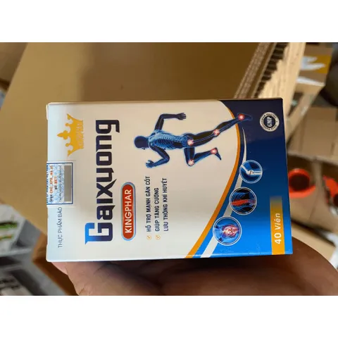 Gai xương Kingphar Gaixuong Kingphar Giúp xương chắc khớp khỏe, ngăn ngừa thoái hóa khớp, tái tạo mô sụn, bôi trơn khớp