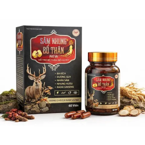 Sâm Nhung Bổ Thận new bổ thận td, st, tăng cường sức khoẻ