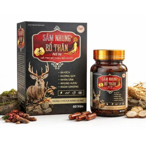 Sâm Nhung Bổ Thận new bổ thận td, st, tăng cường sức khoẻ