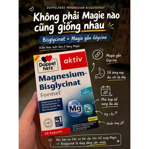 Magnesium Biglycinat Formel của Đức - 30V
