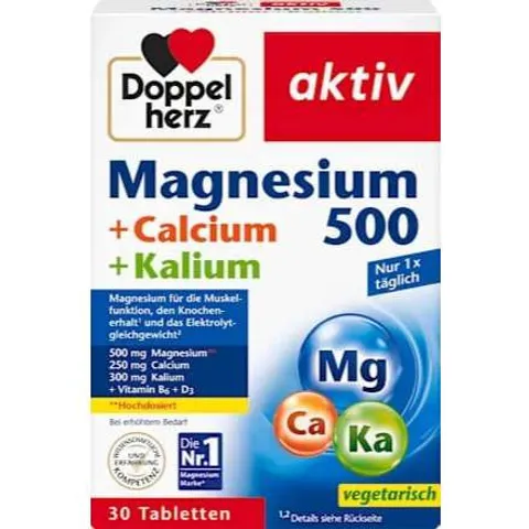 Magnesium Calium Kalium 500 của Đức