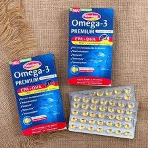 Viên uống dầu cá Schaebens Omega 3 Premium Vitamin E - Hàng Chính Hãng Đức 70 Viên