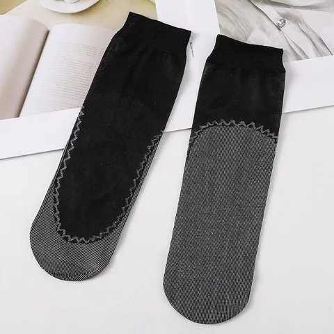 combo 10 đôi tất nữ chống trượt dùng được mùa hè siêu mỏng thoáng khí