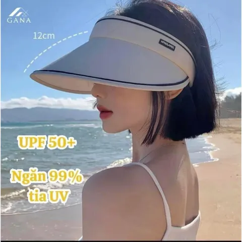 Mũ Lưỡi Trai Nữ Vành Rộng Chống Nắng Tia UV
