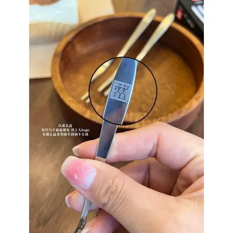 Hộp 10 dĩa inox ăn trái cây, đồ tráng miệng bằng inox 304 cao cấp, sang trọng