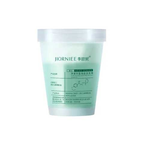 Tẩy tế bào chết da đầu JIORNIEE 250g, tẩy da chết tóc muối biển làm sạch gàu kiểm soát dầu