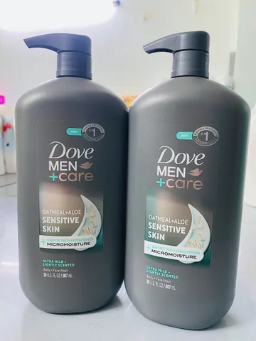 🚿 Sữa tắm Dove Men+Care Body & Face Wash Sensitive Skin dịu nhẹ cho da nhạy cảm 887ml