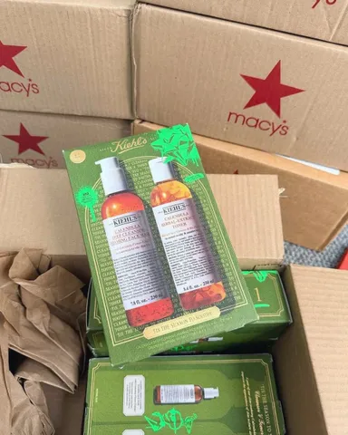 ✨ Bộ Kiehl's Calendula làm sạch dịu nhẹ & cân bằng da (Toner 250ml + Sữa rửa mặt 230ml) Chính hãng