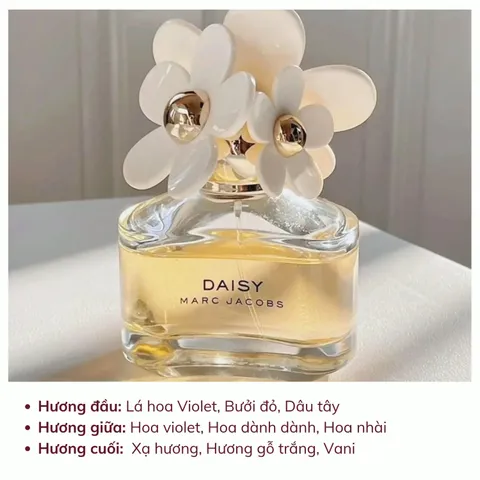 Set Marc Jacobs Daisy EDT Nước hoa nữ quyến rũ 3 món 100ml+10ml+Body Lotion 🏷️Giá rẻ nhất