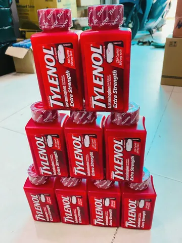 Viên uống Tylenol Acetaminophen 500mg giảm đau hạ sốt (Hộp 320 viên)