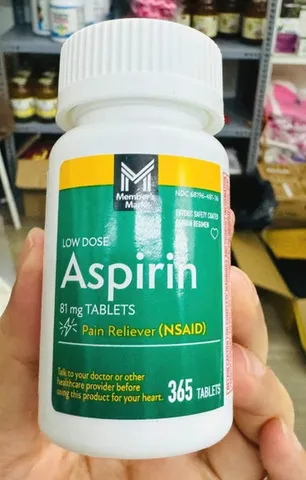 Viên uống Aspirin Member's Mark 81mg hỗ trợ tim mạch (365 viên) - Giá tốt thị trường 