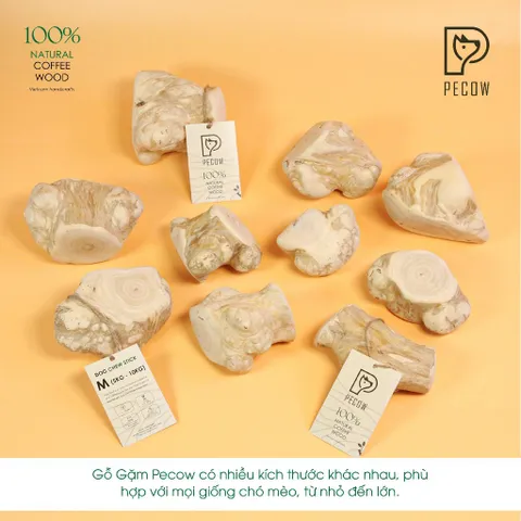 Gỗ gặm PeCow - Vệ sinh răng miệng, giảm căng thẳng size M