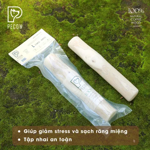 (Size L) Thanh gỗ gặm cho thú cưng từ gỗ cà phê - Giảm căng thẳng và lo âu