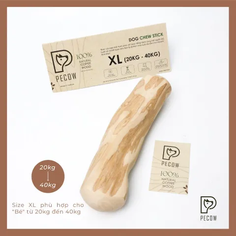 Chew Stick - Xương gặm cho chó bằng gỗ cà phê tự nhiên / Giảm căng thẳng và lo âu