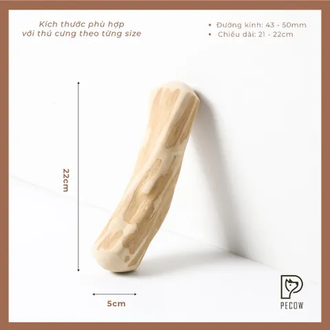Chew Stick - Xương gặm cho chó bằng gỗ cà phê tự nhiên XL / Giảm căng thẳng và lo âu