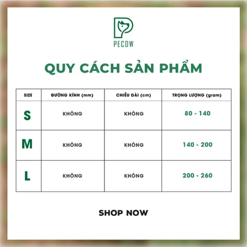 Gỗ gặm PeCow Size M - Vệ sinh răng miệng, giảm căng thẳng cho thú cưng