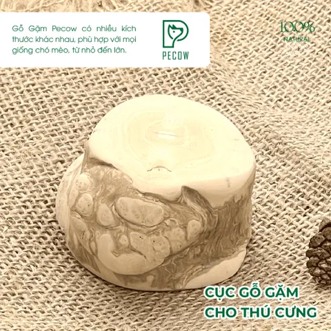Gỗ gặm PeCow Size M - Vệ sinh răng miệng, giảm căng thẳng cho thú cưng