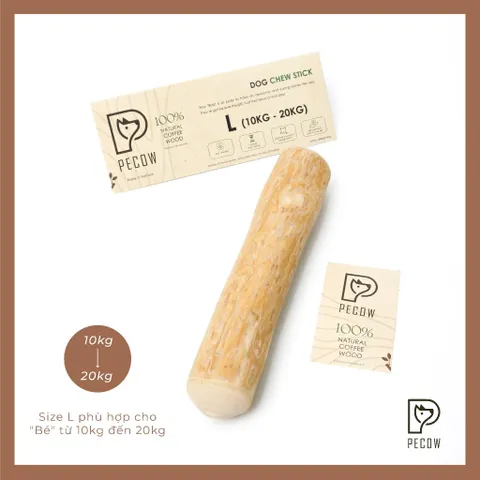 Chew Stick - Xương gặm cho chó bằng gỗ cà phê tự nhiên L / Giảm căng thẳng và lo âu