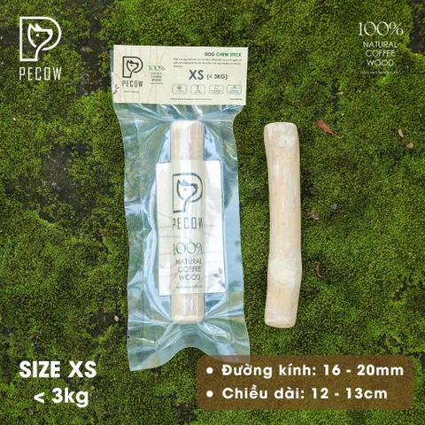 (Size XS) Thanh gỗ gặm cho thú cưng từ gỗ cà phê - Giảm căng thẳng và lo âu