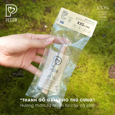 (Size XXS) Thanh gỗ gặm cho thú cưng từ gỗ cà phê - Giảm căng thẳng và lo âu