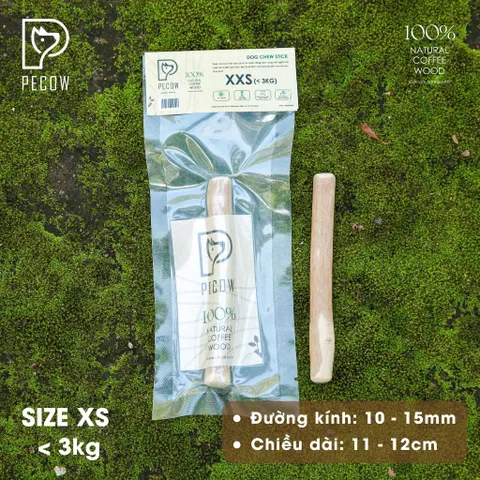 (Size XXS) Thanh gỗ gặm cho thú cưng từ gỗ cà phê - Giảm căng thẳng và lo âu