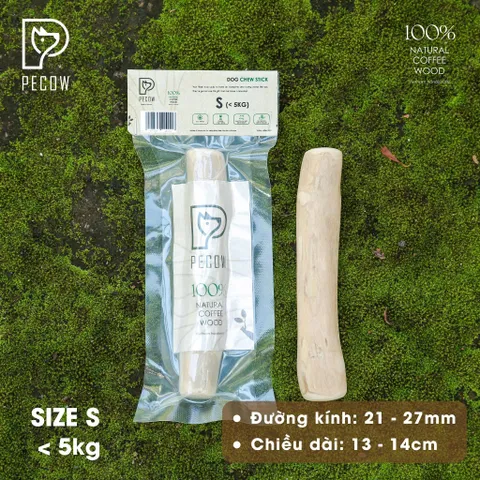 (Size S) Thanh gỗ gặm cho thú cưng từ gỗ cà phê - Giảm căng thẳng và lo âu