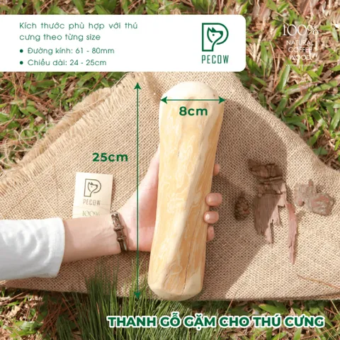 Chew Stick - Xương gặm cho chó bằng gỗ cà phê tự nhiên XXXL / Giảm căng thẳng và lo âu