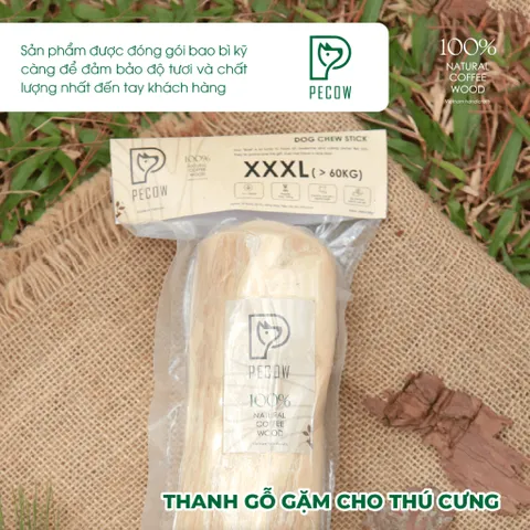 Chew Stick - Xương gặm cho chó bằng gỗ cà phê tự nhiên XXXL / Giảm căng thẳng và lo âu