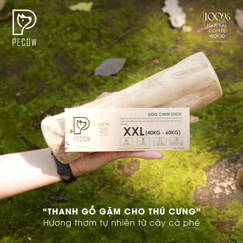(Size XXL) Thanh gỗ gặm cho thú cưng từ gỗ cà phê - Giảm căng thẳng và lo âu