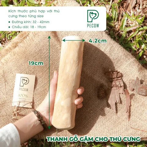 Thanh gặm cho chó bằng gỗ cà phê tự nhiên L - Giảm căng thẳng và lo âu cat toys