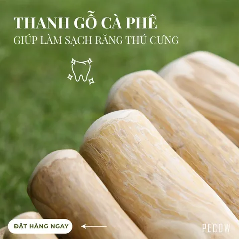 Xương gặm cho chó bằng gỗ cà phê tự nhiên / Giảm căng thẳng và lo âu đa dạng kích thước