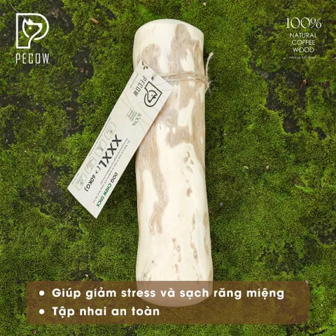 (Size XXXL) Thanh gỗ gặm cho thú cưng từ gỗ cà phê - Giảm căng thẳng và lo âu