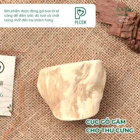 Gỗ gặm PeCow Size L - Vệ sinh răng miệng, giảm căng thẳng cho thú cưng
