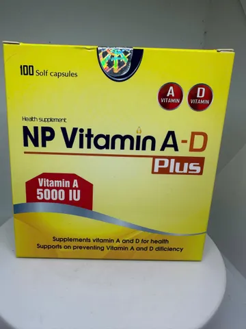 NP Vitamin A-D Plus bổ sung Vitamin A và D giúp sáng mắt, giảm khô da, xơ tóc