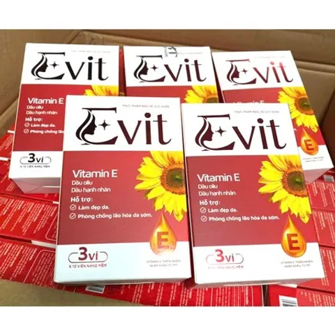 Vitamin E E vit Vitamin E Natural Chống Oxy Hoá Đẹp Da