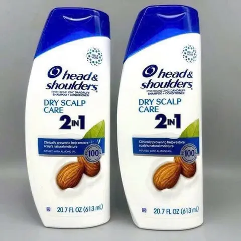Dầu gội xả Head & Shoulders Dry Scalp Care 2-in-1 giảm gàu, giảm khô da đầu 370ml Chính hãng