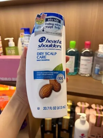 Dầu gội xả Head & Shoulders Dry Scalp Care 2-in-1 giảm gàu, giảm khô da đầu 370ml Chính hãng