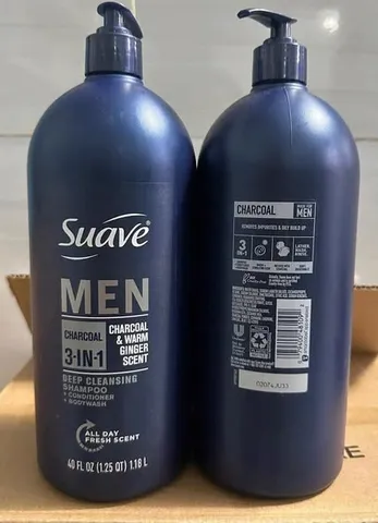 Sữa tắm gội Suave Men 3in1 Citrus Rush 1.18L nam tiện lợi