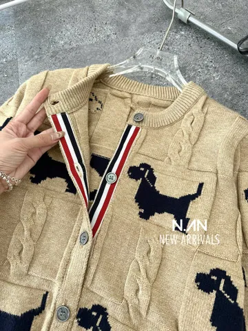 Áo khoác len cardigan nữ hình cún hàng chuẩn đẹp
