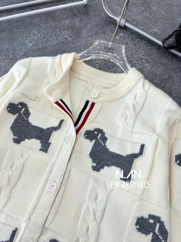 Áo khoác len cardigan nữ hình cún hàng chuẩn đẹp