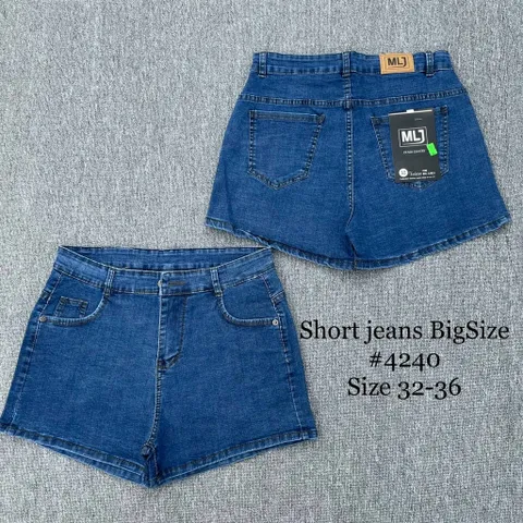 [Bigsize] Quần Sọt Jean Nữ Mẫu Trơn Hàng Co Giãn Mạnh M4240