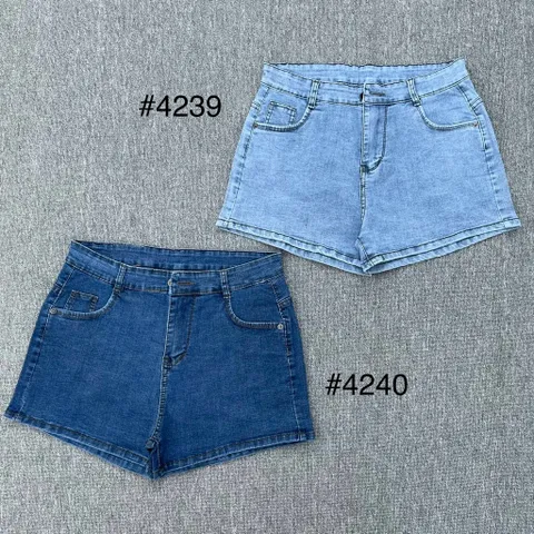 [Bigsize] Quần Sọt Jean Nữ Mẫu Trơn Hàng Co Giãn Mạnh M4240