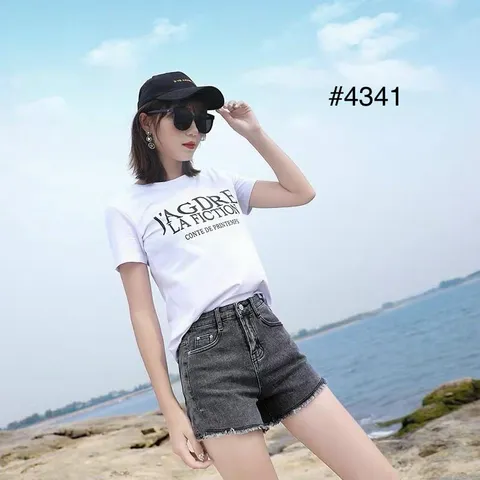 [Bigsize] Quần Sọt Jean Nữ Hàng Co Giãn Mạnh Màu Xám