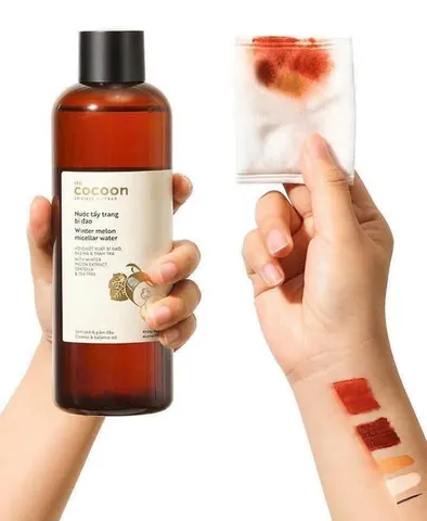 Nước tẩy trang bí đao Cocoon làm sạch sâu, kiềm dầu 500ml ⚡