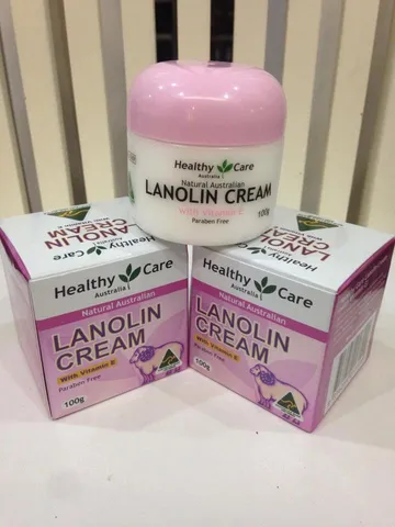 [Hàng Úc] Healthy Care Lanolin Cream With Vitamin E - Kem Dưỡng Da Chống Lão Hóa Nhau Thai Cừu 