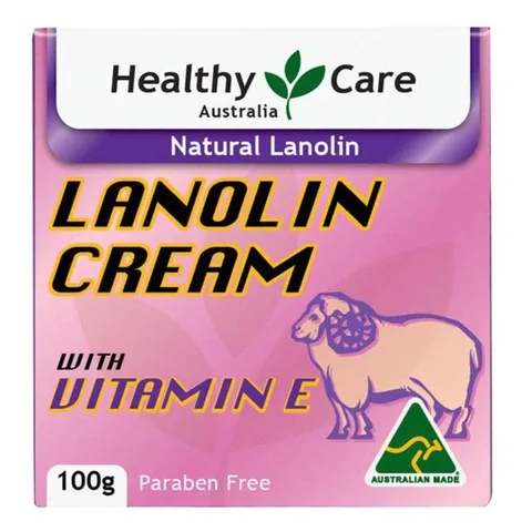 Kem Dưỡng Healthy Care Lanolin Cream Vitamin E 100g Dưỡng Ẩm Chuyên Sâu & Phục Hồi Da 