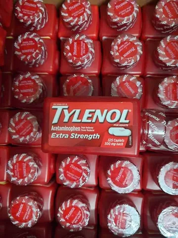  Tylenol Acetaminophen 500mg giảm đau hạ sốt chính hãng Mỹ 320 viên