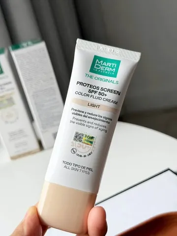 ☀️ Kem Chống Nắng Martiderm Proteos Screen SPF50+ Color Fluid Cream 40ml Chính Hãng