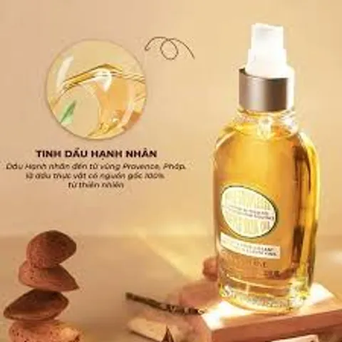 Dầu Dưỡng Thể Hạnh Nhân L'Occitane Almond Supple Skin Oil 100ml - Chăm Sóc Da Mềm Mại, Chính Hãng Từ Pháp 874268