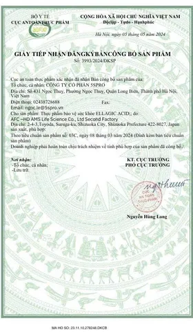 [CHÍNH HÃNG] Viên Uống Ellagic Acid AFC Nhật Bản (Gói 60 Viên)
